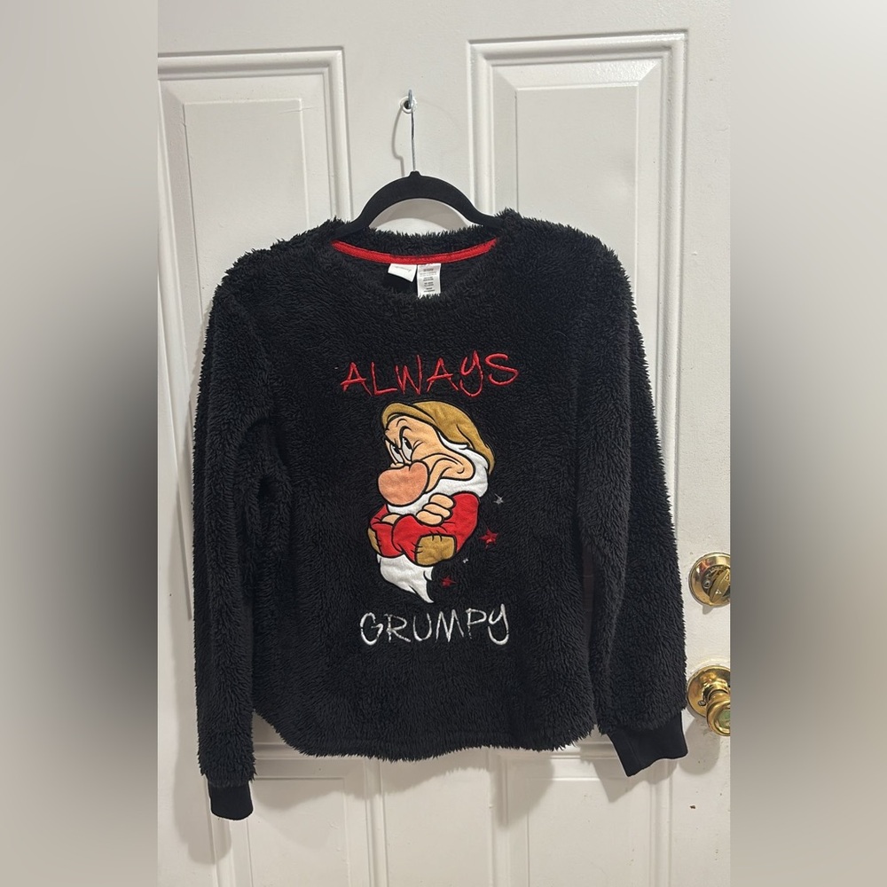 Disney Black and Red Plush Jacket